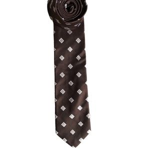 Joseph Men’s  Silk Neck Tie Brown Made In Italy Professional Office Design